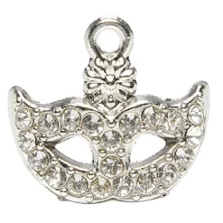 Gifi Accessoire bijou charms Masque Loup métal + pierre