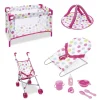 Outlet Gifi Accessoire pour poupon rose x10