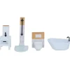 Gifi Jeux D'Imagination Et D'Imitation<Accessoires salle de bain maison de poupée en bois x4
