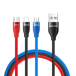 Adaptateur USB 3 en 1 USB-C - micro USB - Lightning*Gifi Clearance