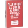 Agenda scolaire Premium Allergique 2021 2022*Gifi New