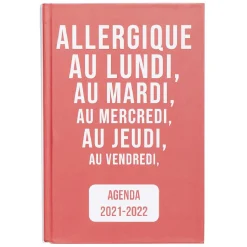 Agenda scolaire Premium Allergique 2021 2022*Gifi New