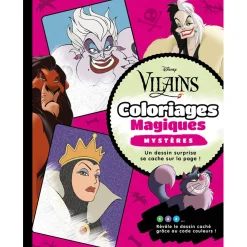 Gifi Album de coloriage Magiques Disney - Mystères Vilains