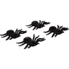 Araignée noire décoration Halloween x4*Gifi Hot