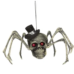 Araignée à suspendre Halloween avec tête de mort*Gifi Best