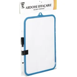 Ardoise effaçable à sec Tucson blanc et bleu*Gifi Best