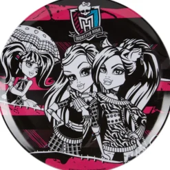 Assiette plate plastique Monster High*Gifi Hot