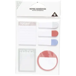 Assortiment bloc note 30 feuilles de papier x6*Gifi Best