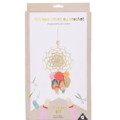 Gifi Attrape rêve à fabriquer au crochet macramé bois