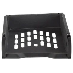 Bac à courrier empilable plastique noir*Gifi New