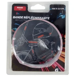 Gifi Bande réfléchissante adhésive rouge 1,5m