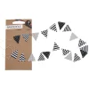 Gifi Banderole de mini fanions décor noir L50 cm