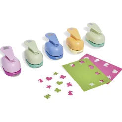 Baril Créatif perforatrices 5 pièces*Gifi New