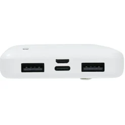 Batterie externe Power Bank 10000mAh USB blanc*Gifi