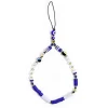 Bijou de téléphone perles doré blanc bleu L17cm*Gifi Sale