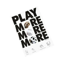 Bloc note 40 pages imprimé Play more*Gifi