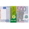 Bloc notes billets de 500 euros*Gifi