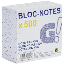 Bloc notes de bureau 500 feuilles*Gifi Best