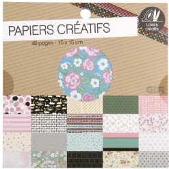 Gifi Bloc papier créatif 40 pages