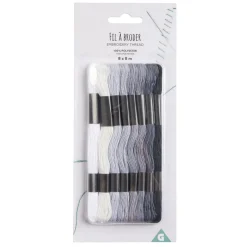 Gifi Bobines de fil à broder 8m lot de 8 - 2 modèles