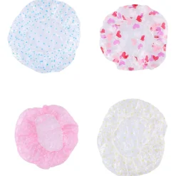 Outlet Gifi Bonnet de douche en plastique lot de 6