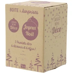 Boîte cadeau surprise déco bougie roses éternelles*Gifi New
