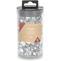 Gifi Boîte de gemmes argentées 80 g