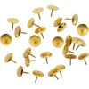 Boîte de 100 punaises plates métal doré*Gifi Sale