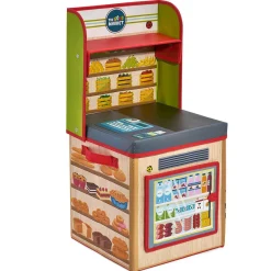 Gifi Jeux D'Imagination Et D'Imitation<Boîte de rangement 2en1 comptoir de marchand pour enfant