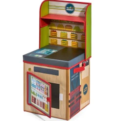 Gifi Jeux D'Imagination Et D'Imitation<Boîte de rangement 2en1 comptoir de marchand pour enfant
