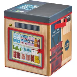Gifi Jeux D'Imagination Et D'Imitation<Boîte de rangement 2en1 comptoir de marchand pour enfant