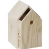 Gifi Boîte à tiroir en forme de maison bois