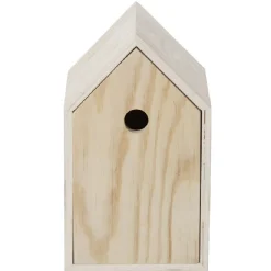 Gifi Boîte à tiroir en forme de maison bois