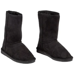 Best Gifi Botte à fourrure pour femme noir taille 36/37