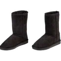 Best Gifi Botte à fourrure pour femme noir taille 36/37