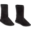 Best Gifi Botte à fourrure pour femme noir taille 38/39