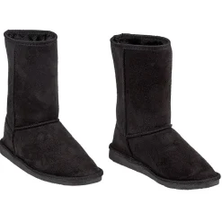 Best Gifi Botte à fourrure pour femme noir taille 38/39