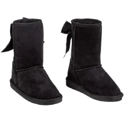 Discount Gifi Botte pour enfant fourrée avec un noeud noir brodé à l'arrière T30/31