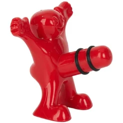 Bouchon de bouteille bonhomme rouge plastique*Gifi Best