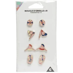 New Gifi Boucle d'oreille beach (x8)