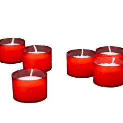 Bougie rouge x6*Gifi New