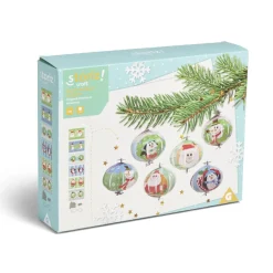 Gifi Boule de Noël origami à confectionner x6