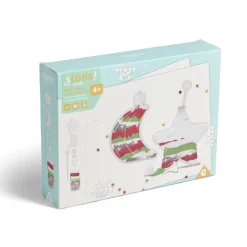 Gifi Boule de Noël phosphorécente à confectionner x2