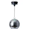 Boule disco à LED Homday Party Ø20xL54,5cm - rotation 360°*Gifi Hot
