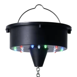 Boule disco à LED Homday Party Ø20xL54,5cm - rotation 360°*Gifi Hot