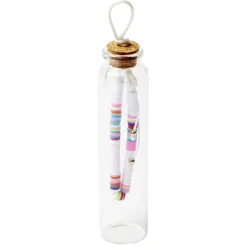 New Gifi Bracelet ajustable perle plage dans fiole en verre