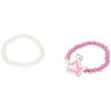 Hot Gifi Bracelet blanc et rose x2