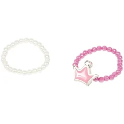 Hot Gifi Bracelet blanc et rose x2