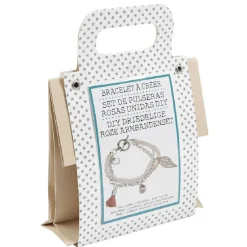 Gifi Bracelet à confectionner rose blanc