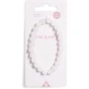 Sale Gifi Bracelet crystal fin 24 perles quartz rose - Amour
